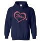 Bitches With Heart Classic Kids and Adults Girly Pullover Hoodie